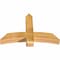 Ekena Millwork Bellingham Rough Sawn Timber Gable Bracket, Western Red Cedar, 48"W x 32"H x 6"D x 6"F, 16/12 Pitch GBW048X32X0606BEL00RWR - alternate 5